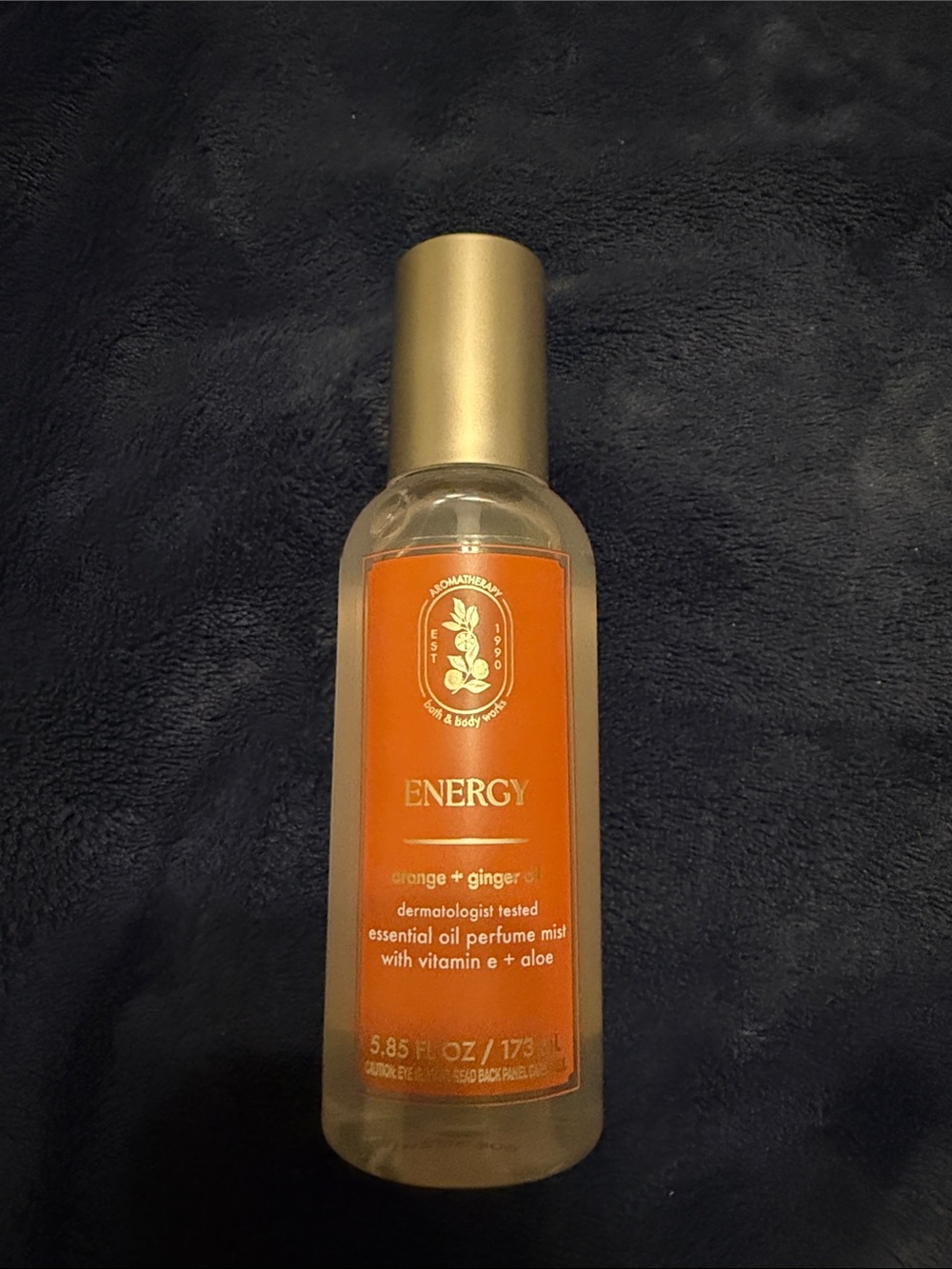 Bath and Body Works Energy Orange + Ginger Essential Oil Perfume Mist